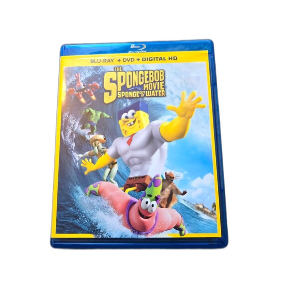 The SpongeBob Movie: Sponge Out of Water – Blu-ray + DVD (No Digital Code) - Picture 1 of 3